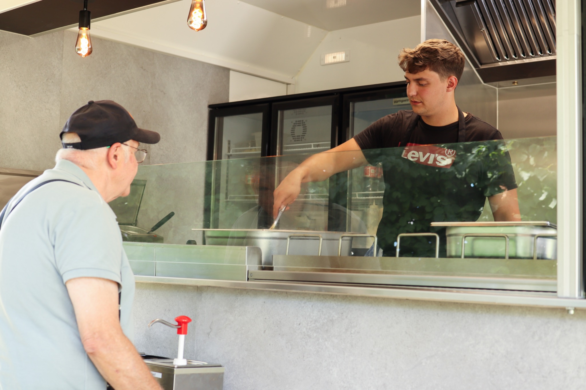 Service am Foodtruck